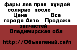 фары лев.прав. хундай солярис. после 2015. › Цена ­ 20 000 - Все города Авто » Продажа запчастей   . Владимирская обл.